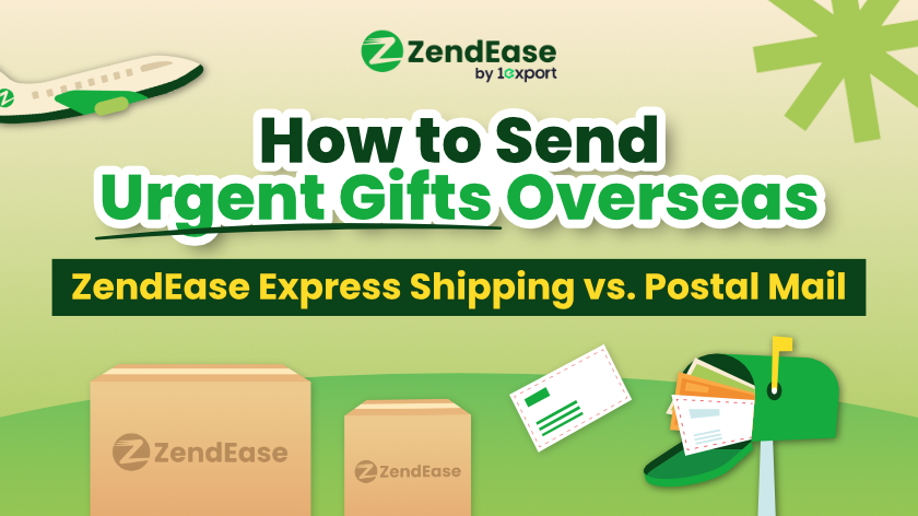 How to Send Urgent Gifts Overseas: ZendEase Express Shipping vs. Postal Mail