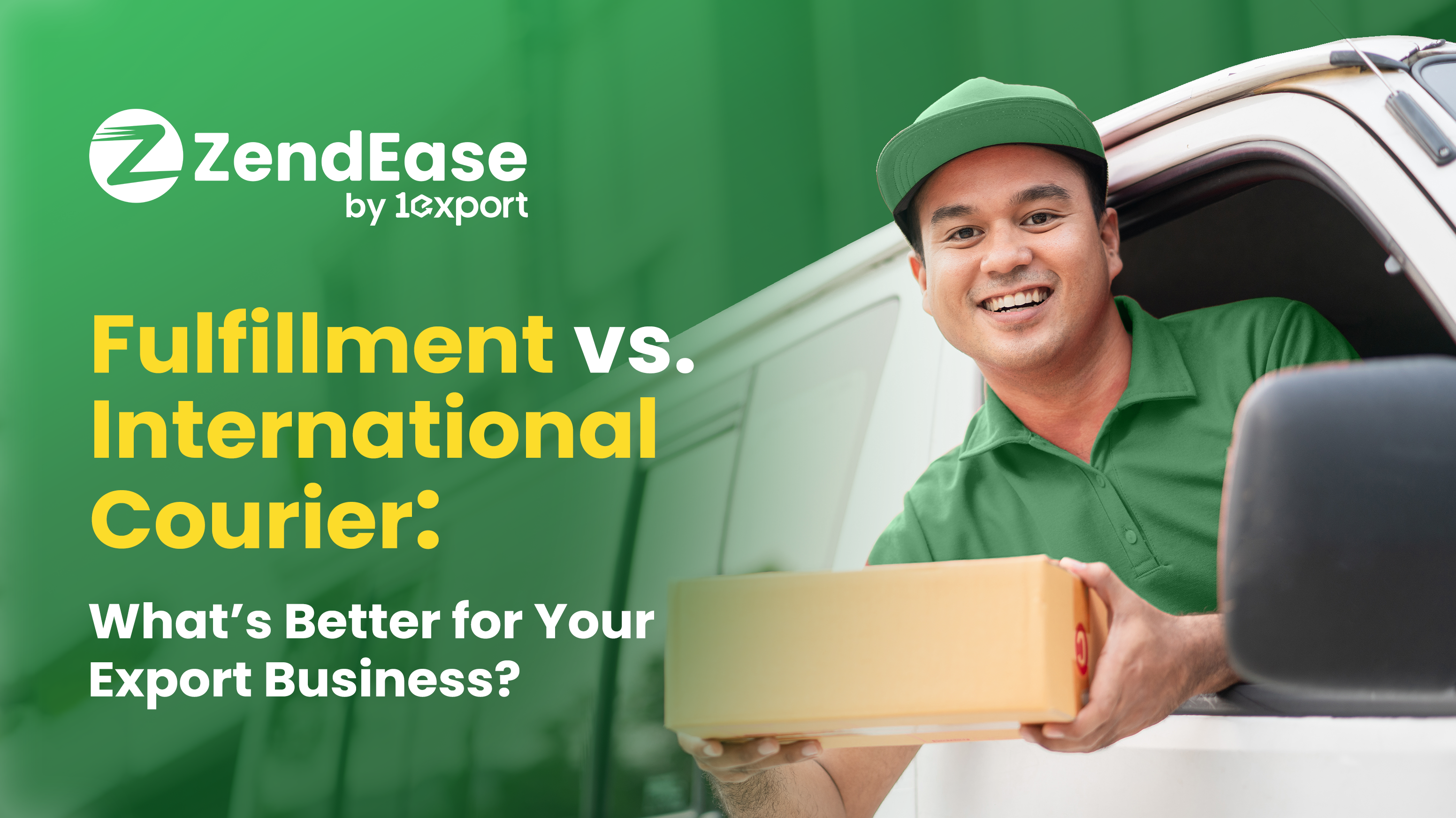International Courier vs Fulfillment Service: Which Shipping Option Works Best for Your Export Business?