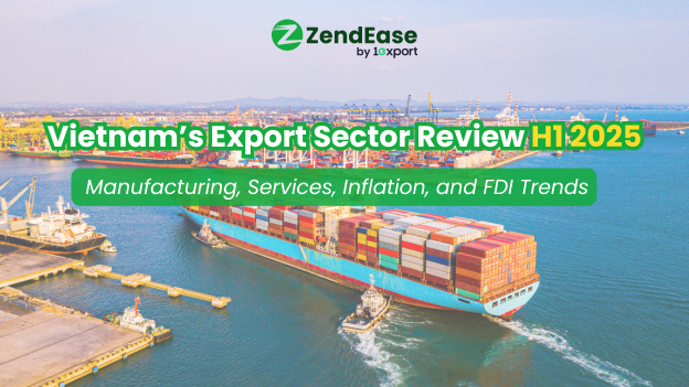 Vietnam’s Export Sector Review H1 2025: Manufacturing, Services, Inflation, and FDI Trends