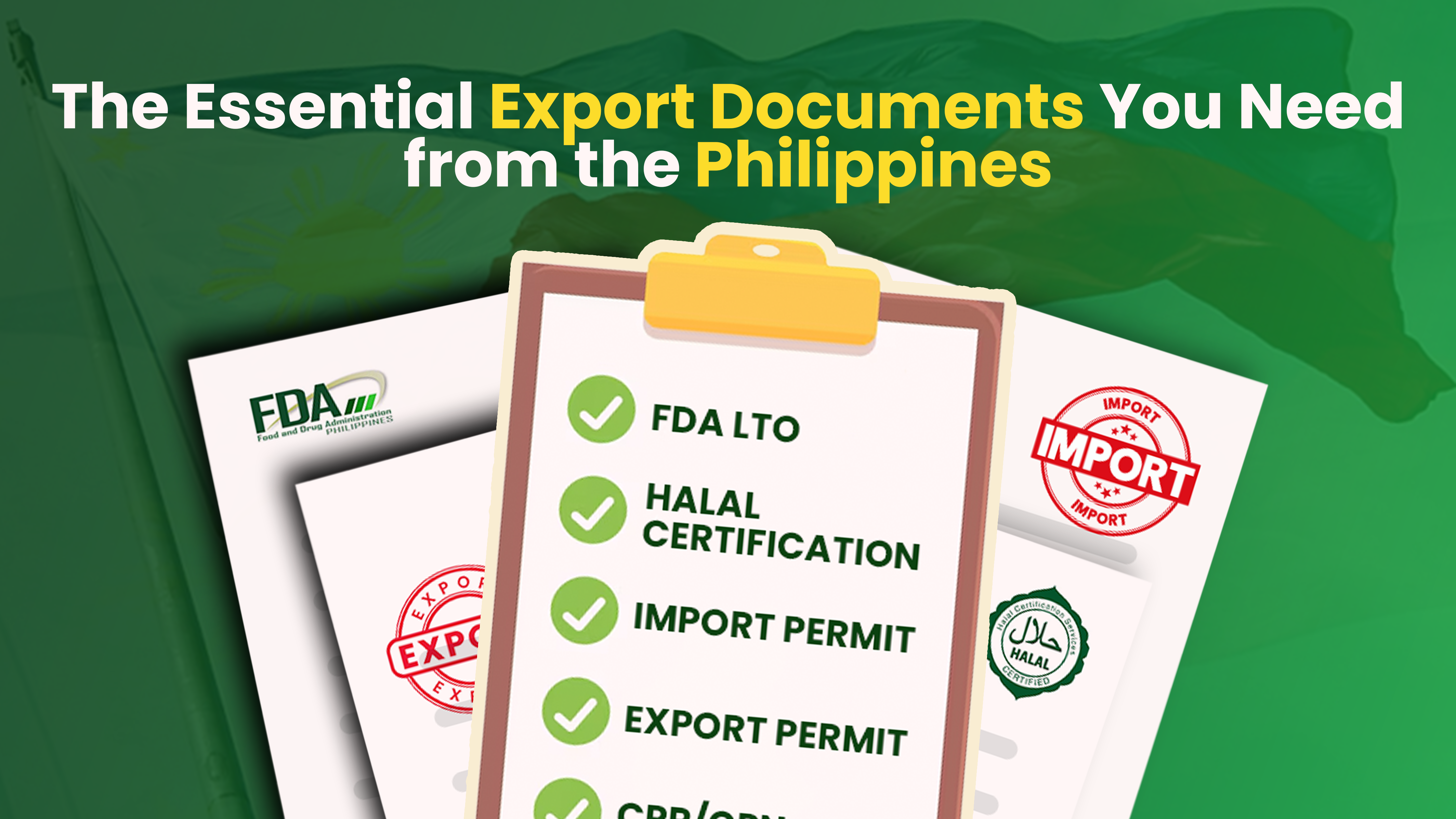 What Export Documents Do You Need from the Philippines?